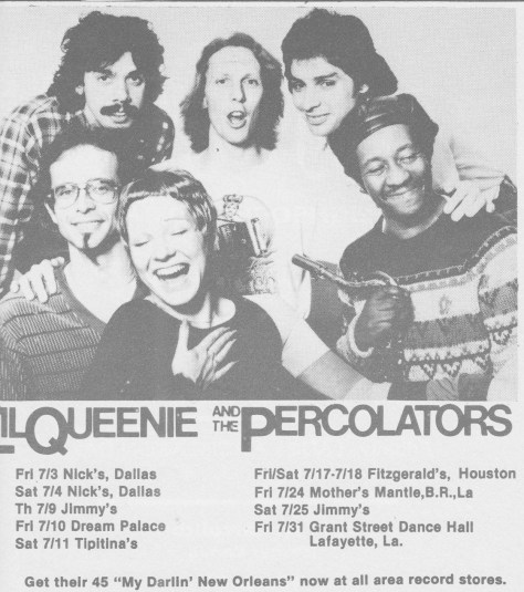 Little Queenie and the Percolators (Circa 1980s0
